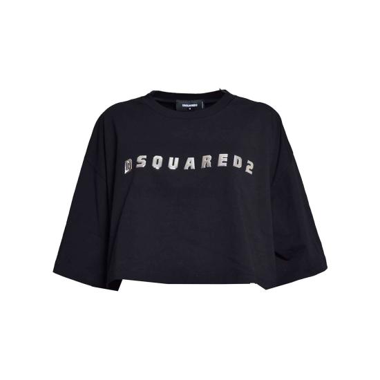 25FW 디스퀘어드2 반팔 티셔츠 S72GD0547S24662 900 Black - DSQUARED2