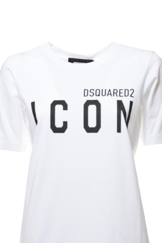 25FW 디스퀘어드2 미디 원피스 S80CT0006S23009 100 White - DSQUARED2