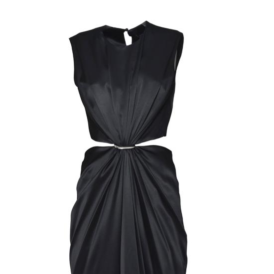 25FW 막스마라 미디 원피스 2511221024600 002 Black - MAX MARA