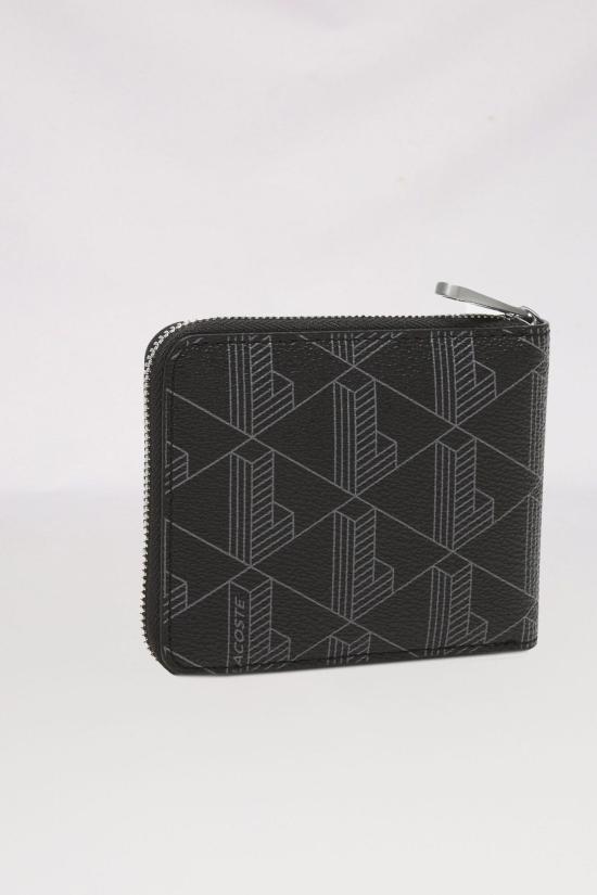 25FW 라코스테 남성지갑 NH4005 H45 Black - LACOSTE