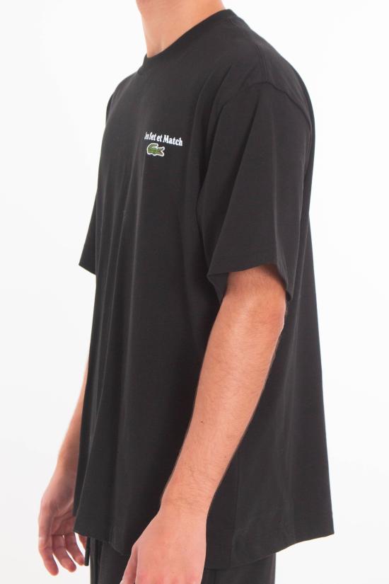 25FW 라코스테 반팔 티셔츠 TH5950 031 Black - LACOSTE