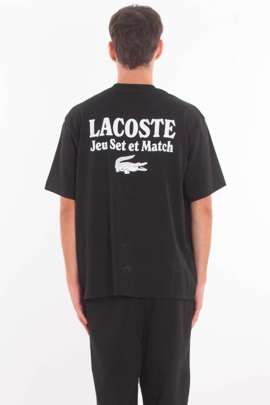 25FW 라코스테 반팔 티셔츠 TH5950 031 Black - LACOSTE