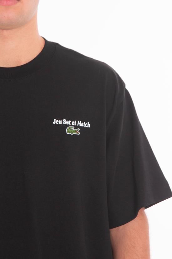 25FW 라코스테 반팔 티셔츠 TH5950 031 Black - LACOSTE