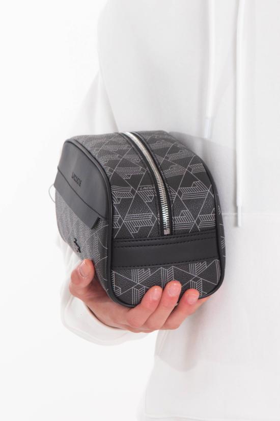 25FW 라코스테 남성지갑 NH4582 H45 Black - LACOSTE