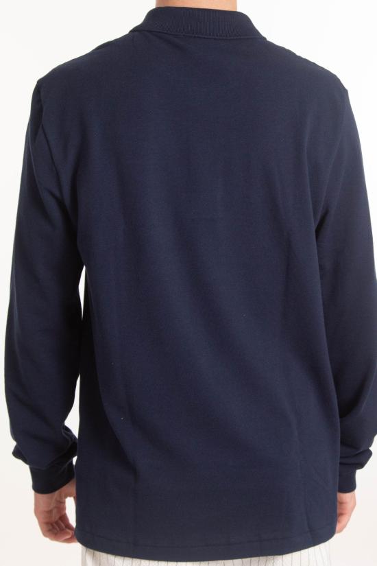 25FW 라코스테 클래식 롱슬리브 폴로 셔츠 L1312 166 Blue - LACOSTE