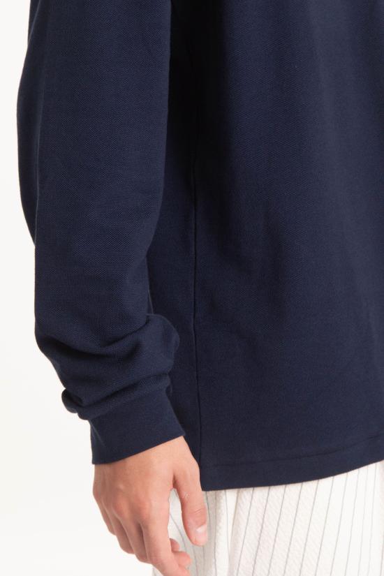 25FW 라코스테 클래식 롱슬리브 폴로 셔츠 L1312 166 Blue - LACOSTE