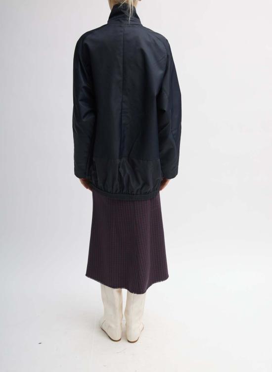  티비 봄버 자켓 에코 나일론 봄버 블레이저 - TIBI