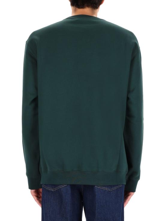 26FW 구찌 브러시드 코튼 저지 스웨트셔츠 848737 XJHKI3348 GREEN - GUCCI