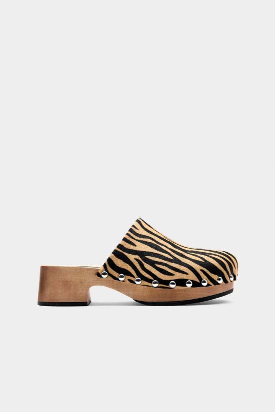  사이먼밀러 뮬/슬리퍼 사이먼 밀러 리오 우드 클로그 제브라