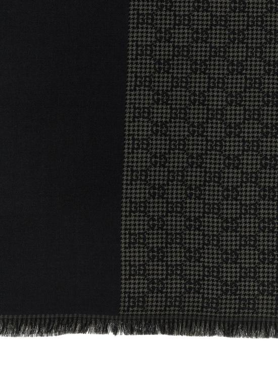 25FW 구찌 울 실크 자카드 스톨 스카프 835540 4G9301062 BLACK - GUCCI