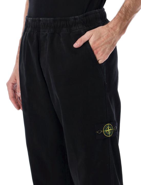 25FW 스톤 아일랜드 스트레이트 팬츠 S153100009S0184 V0129 BLACK - STONE ISLAND
