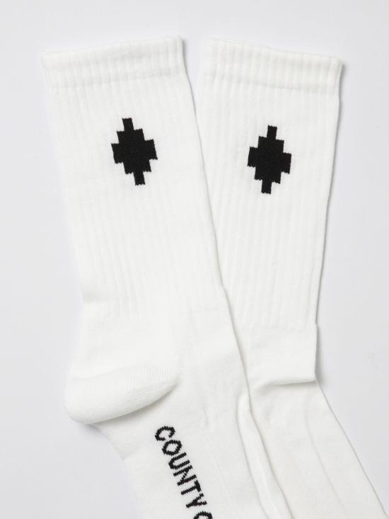 25FW 컨트리 오브 밀란 양말 COMAF250207 BIA White - COUNTY OF MILAN