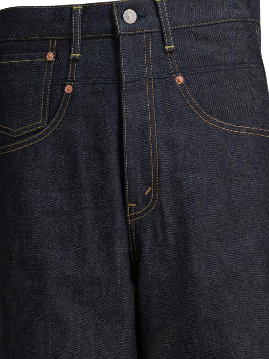 25FW 와타나베 준야 데님 팬츠 WP P202 W251 INDIGO X BROWN BLUE - JUNYA WATANABE