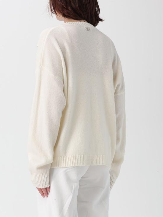 25FW 리우조 스웨터 MF5039MS009 10701 Natural - LIU JO