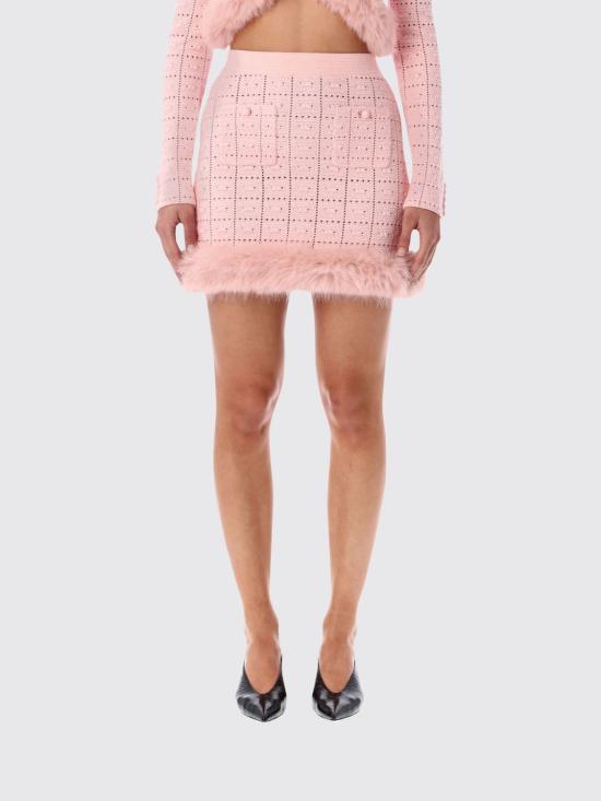 25FW 셀프 포트레이트 숏 스커트 AW25120SKP Pink