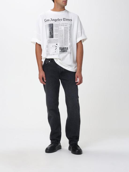 25FW 팜앤젤스 반팔 티셔츠 PMAA10BF25JER002 0310 White - PALM ANGELS