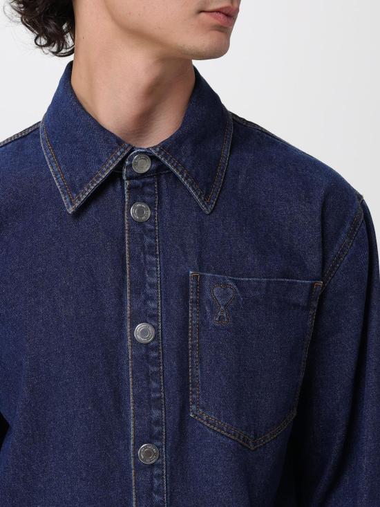 25FW 아미 셔츠 UJK788DE0104 402 Violet - AMI