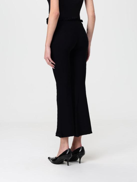 25FW 발렌시아가 플레어 팬츠 850036T5234 1000 Black - BALENCIAGA