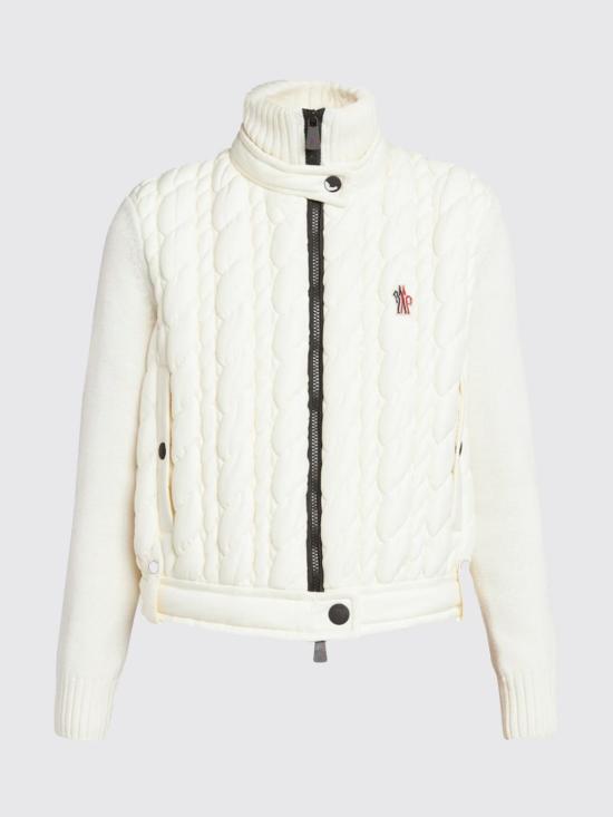 25FW 몽클레어 가디건 K20989B00014M1131 034 White