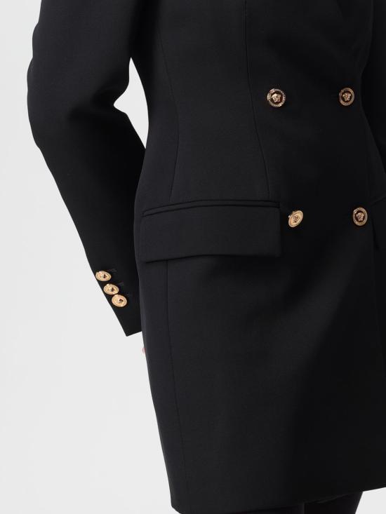 25FW 베르사체 롱 원피스 10208671A14592 1B000 Black - VERSACE