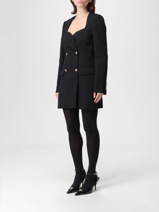 25FW 베르사체 롱 원피스 10208671A14592 1B000 Black - VERSACE