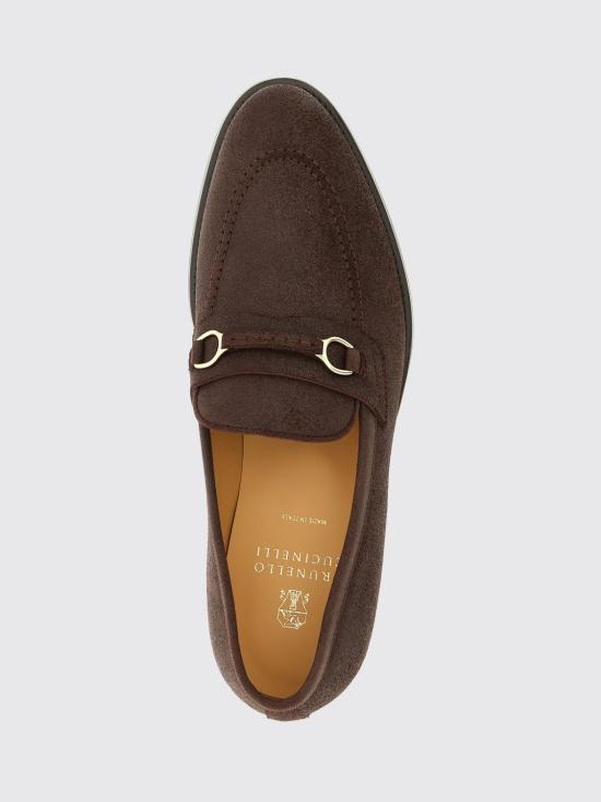 25FW 브루넬로 쿠치넬리 로퍼 MZUMNAU729 C4230 Brown - BRUNELLO CUCINELLI