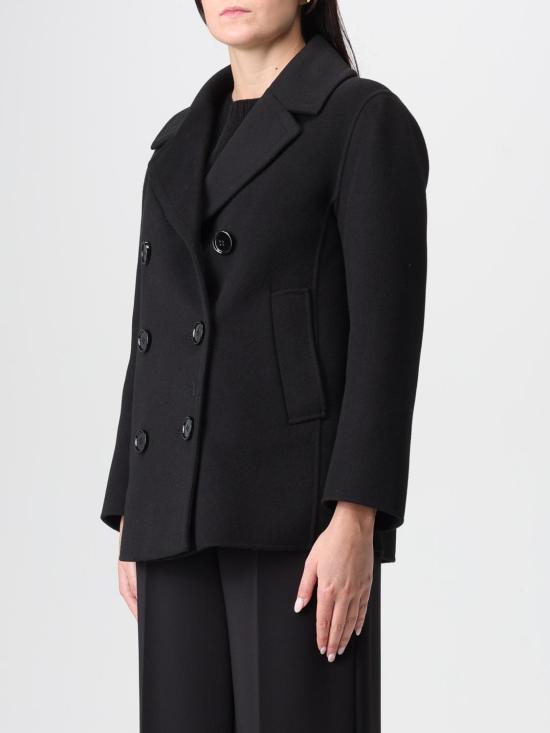 25FW 에스막스마라 코트 2529046023600 013 Black - 'S MAX MARA