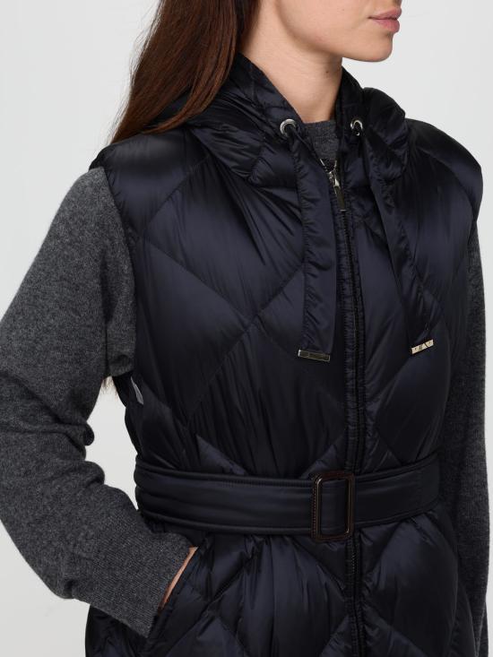 25FW 막스마라 더 큐브 트레질 발수 다운 베스트 2529296075600 002 Black - MAXMARA THE CUBE