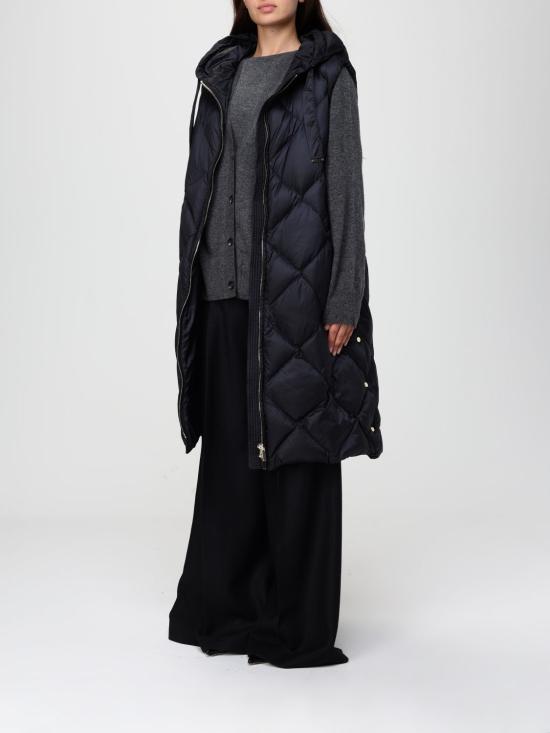 25FW 막스마라 더 큐브 트레질 발수 다운 베스트 2529296075600 002 Black - MAXMARA THE CUBE