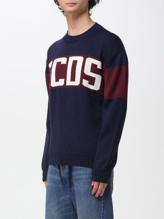 25FW 지씨디에스 스웨터 B2CM1505KI4 77 Blue - GCDS