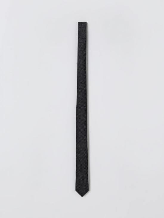 25FW 엠포리오 아르마니 넥타이 EM001343TE16525 FC099 Black