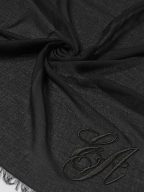 25FW 엠포리오 아르마니 머플러/스카프 EW003157AF20035 UC001 Black - EMPORIO ARMANI