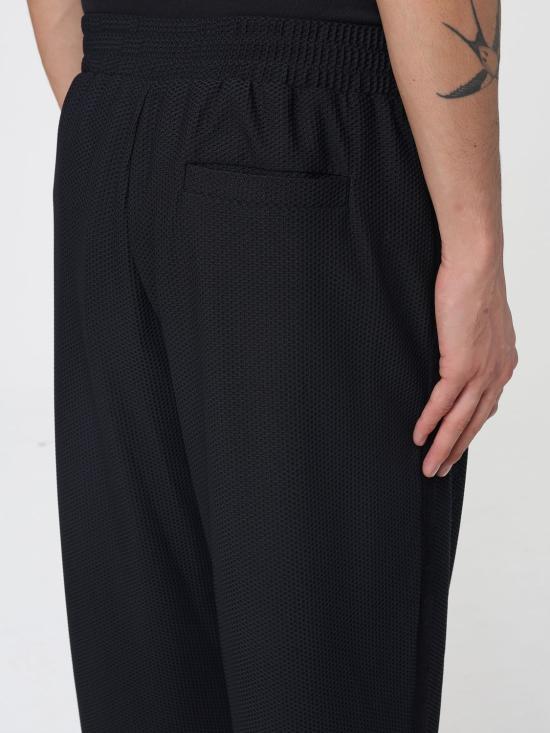 25FW 조르지오 아르마니 트레이닝/조거 팬츠 GM001976TE10045 UC001 Black - GIORGIO ARMANI