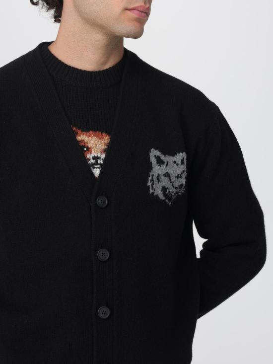 25FW 메종키츠네 스웨터 PM00509KM0329 0391 Black - MAISON KITSUNE