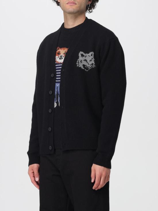 25FW 메종키츠네 스웨터 PM00509KM0329 0391 Black - MAISON KITSUNE