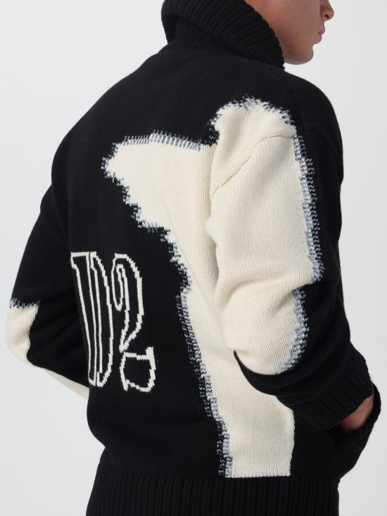 25FW 디스퀘어드2 스웨터 S74HA1554D13134 961 Black - DSQUARED2