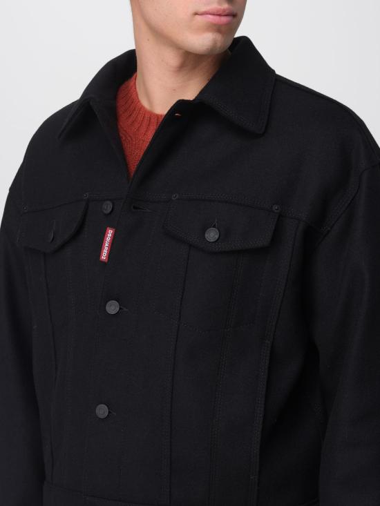 25FW 디스퀘어드2 자켓 S74AM1614D35260 900 Black - DSQUARED2