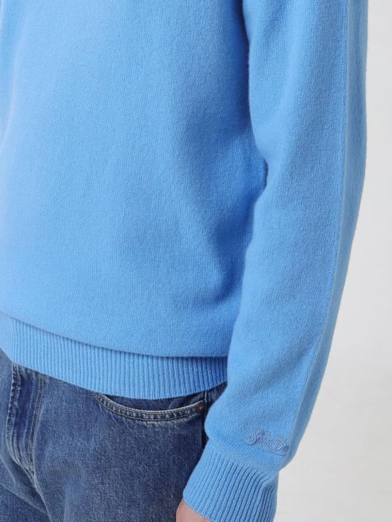 25FW 세인트바쓰 스웨터 REGE011 00042I Blue - MC2 SAINT BARTH