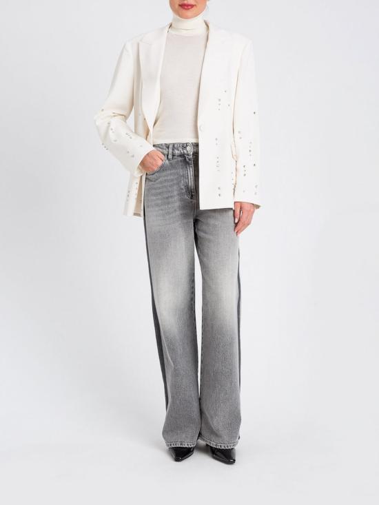 25FW 액티튜드 트윈세트 스웨터 252AT3080 00282 White - ACTITUDE TWINSET