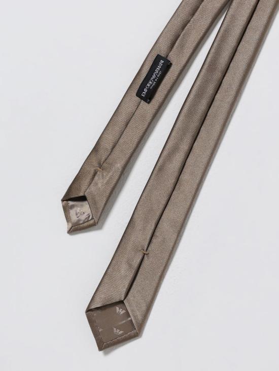 25FW 엠포리오 아르마니 넥타이 EM001343TE16535 U1146 Beige - EMPORIO ARMANI