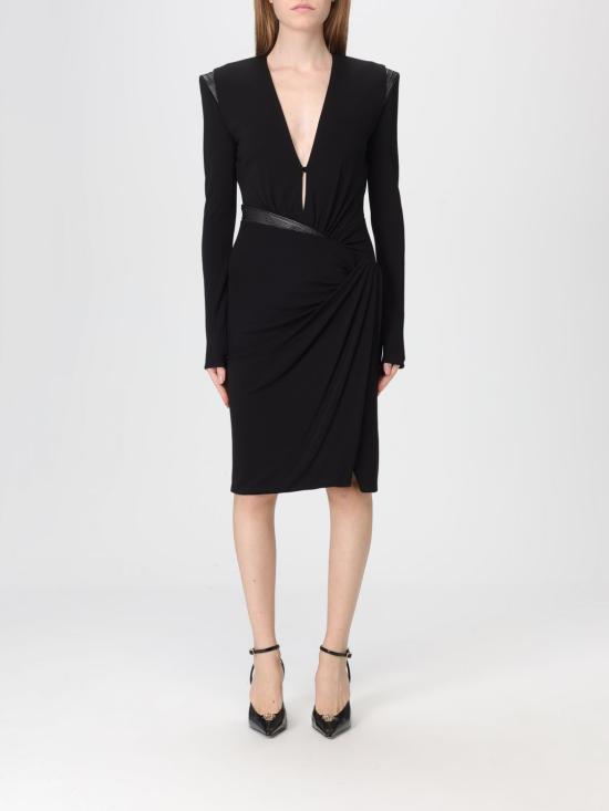 25FW 베르사체 롱 원피스 1021623 1A14475 1B000 Black