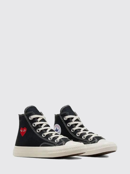 25FW 꼼데가르송 플레이 X 컨버스 스니커즈 AZK1291 1 Black - COMME DES GARCONS PLAY CONVERSE