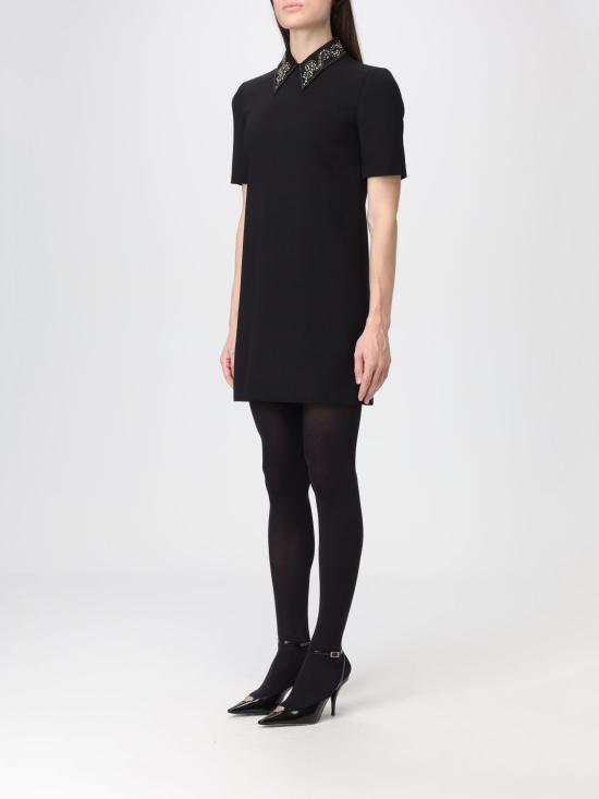 25FW 베르사체 롱 원피스 1022108 1A12789 1B000 Black - VERSACE