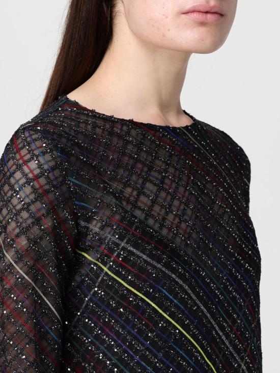 25FW 미소니 롱 원피스 DS25WG3TBK01EP SM9W1 Grey - MISSONI