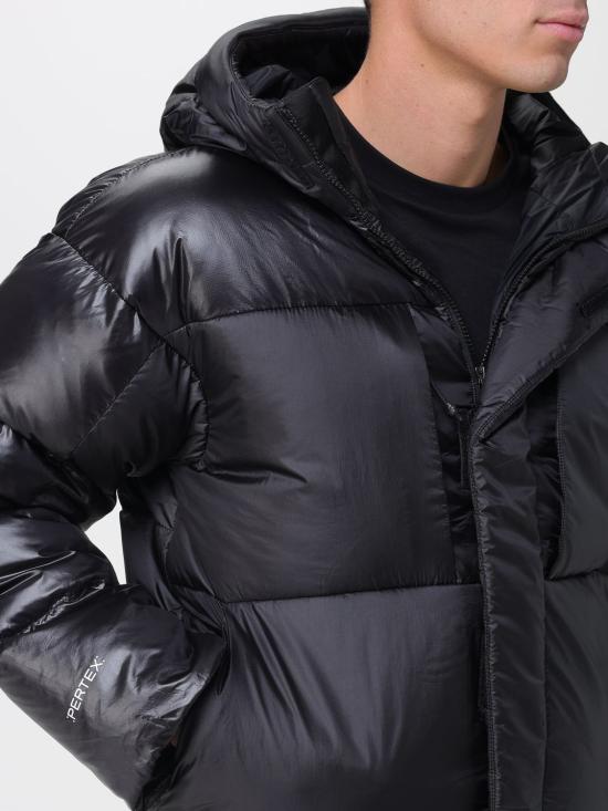 25FW 노스페이스 U 퍼텍스 후드 숏 다운 자켓 NF0A8DQB JK31 Black - NORTH FACE