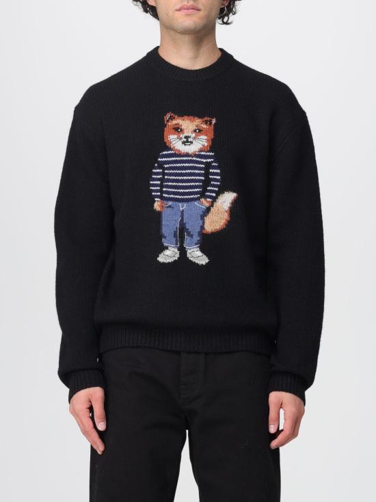 25FW 메종키츠네 스웨터 PM00806KH0002 P199 Black