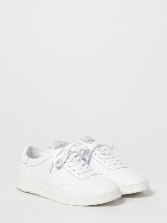 25FW 엠포리오 아르마니 뮬/슬리퍼 EM003664AF10848 F0005 White - EMPORIO ARMANI