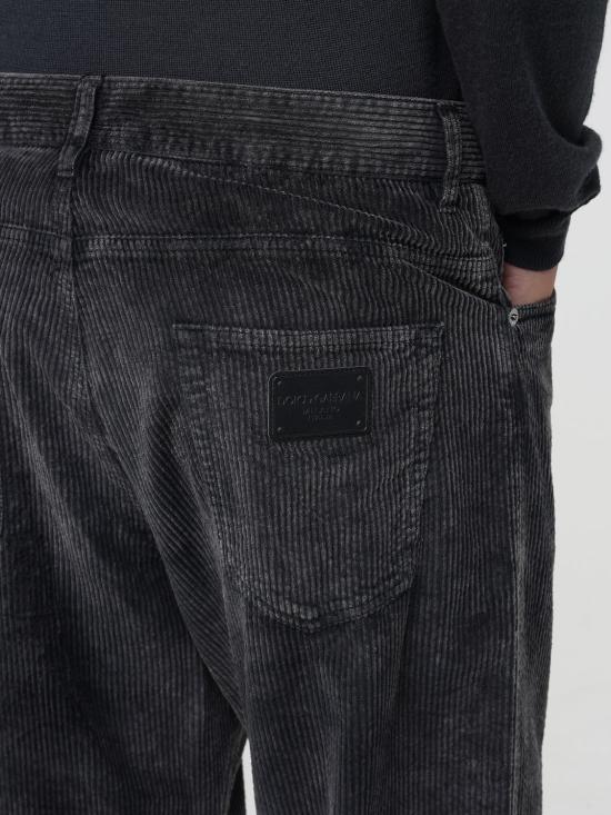 25FW 돌체앤가바나 트레이닝/조거 팬츠 GWVNXTG8LI1 N0000 Black - DOLCE & GABBANA