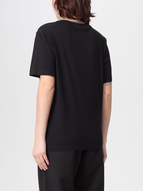 25FW 리우조 반팔 티셔츠 MF5410JS923 W9415 Black - LIU JO