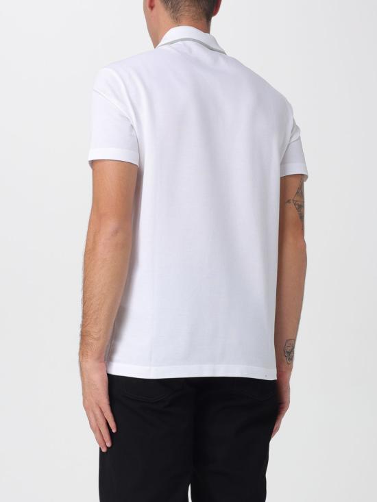 25FW 베르사체 폴로 티셔츠 10139061A14975 1W000 White - VERSACE